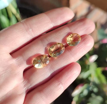 Oval Faceted Citrine no. 2 - 0