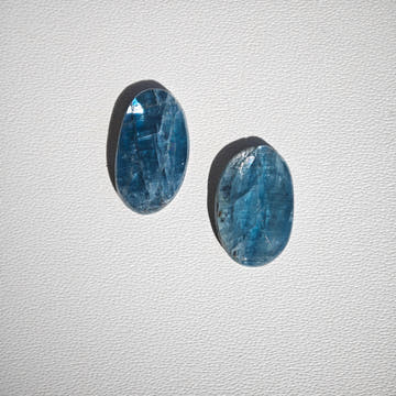 Teal Oval Faceted Kyanite - 0