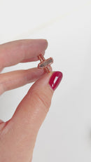 Anillo Zafiro- Electroformado en Cobre-2