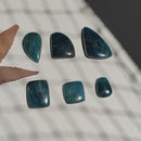 Apatita Azul Cabujones en Formas Variadas-3