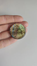 Cabujon Redondo de Labradorita 40x6mm-2