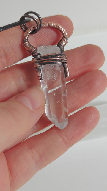 Prismatic Quartz Pendant — Men - 0