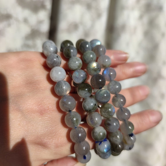 10mm Labradorite Stack Bracelet - Anima Mundi Crystals
