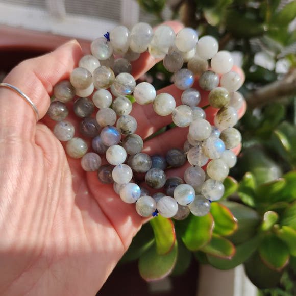 10mm Labradorite Stack Bracelet - Anima Mundi Crystals