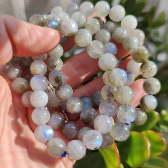 10mm Labradorite Stack Bracelet - Anima Mundi Crystals