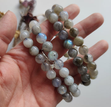 10mm Labradorite Stack Bracelet - Anima Mundi Crystals