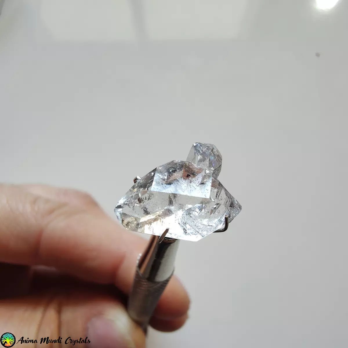 Cuarzo diamante "Herkimer" de 16 mm - Cristales Anima Mundi