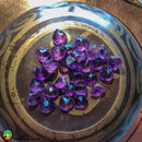 1x Faceted Amethyst Heart Shape Crystal - Anima Mundi Crystals