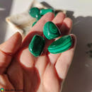 1x Malachite Tumbled Stones - Anima Mundi Crystals