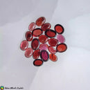 1x Oval Rhodolite Garnet Small Cabochons - Anima Mundi Crystals