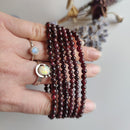 4-5mm Almandine Garnet Bracelet - Anima Mundi Crystals