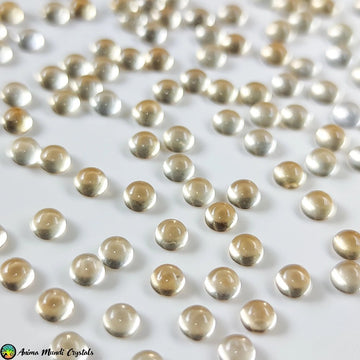 4mm Citrine Round Cabochons - Anima Mundi Crystals