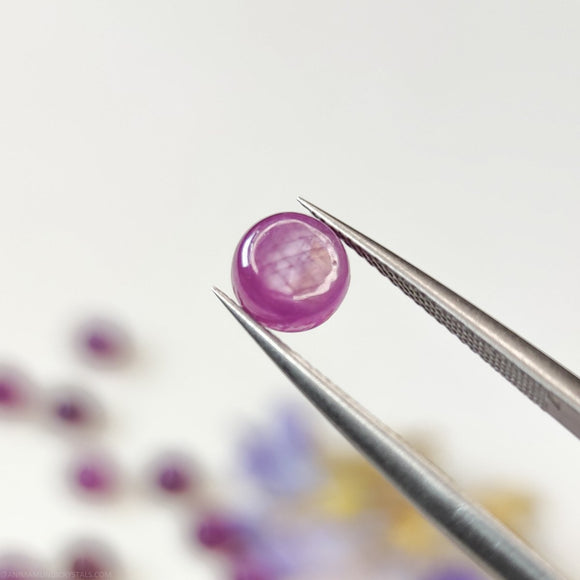 6mm Pink Sapphire - Round - Anima Mundi Crystals