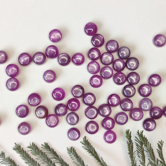 6mm Pink Sapphire - Round - Anima Mundi Crystals
