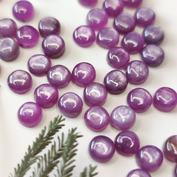 6mm Pink Sapphire - Round - Anima Mundi Crystals