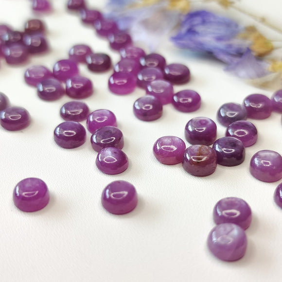 6mm Pink Sapphire - Round - Anima Mundi Crystals