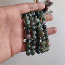 8-9mm Moss Agate Bracelets - Anima Mundi Crystals