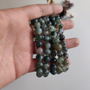 8-9mm Moss Agate Bracelets - Anima Mundi Crystals