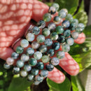 8-9mm Moss Agate Bracelets - Anima Mundi Crystals