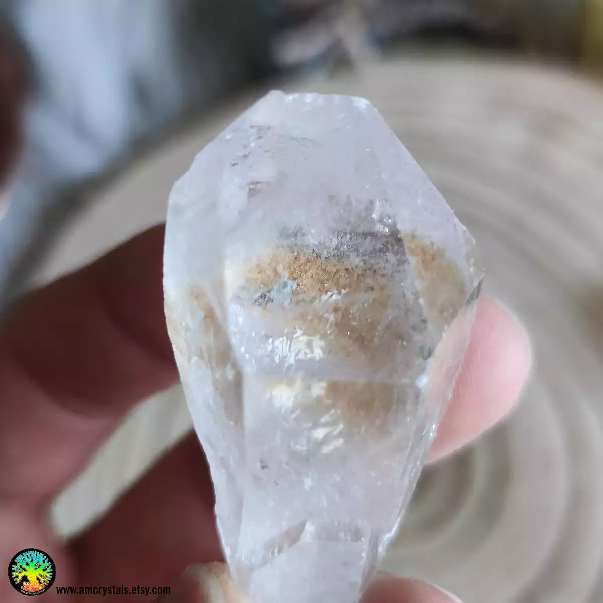 Clear Quartz with Chlorite Inclusions nr.8
