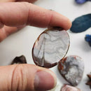 Ágata de Encaje Loco Cabujón Ovalado 47mm-6