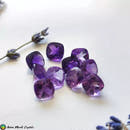 Amethyst Cushion Point Cut Stone - Anima Mundi Crystals