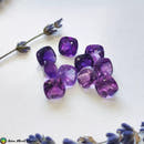 Amethyst Cushion Point Cut Stone - Anima Mundi Crystals