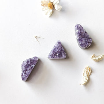 Amethyst Druzy Cabochons - Anima Mundi Crystals