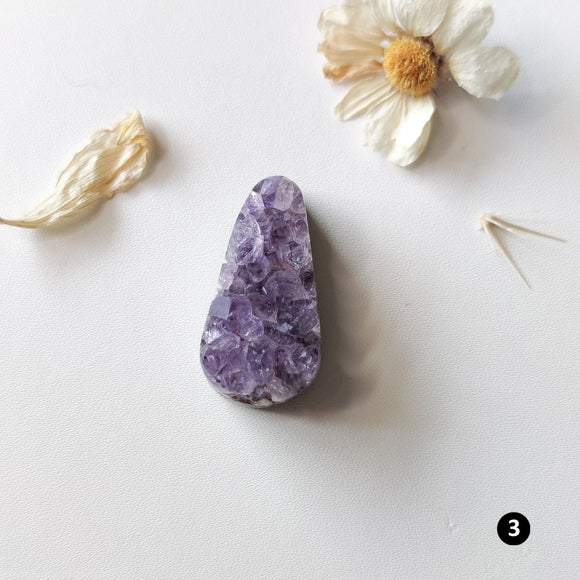 Amethyst Druzy Cabochons - Anima Mundi Crystals