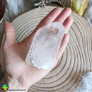 Big Clear Quartz Point With Carbon Inclusions - Anima Mundi Crystals