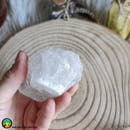 Big Clear Quartz Point With Carbon Inclusions - Anima Mundi Crystals