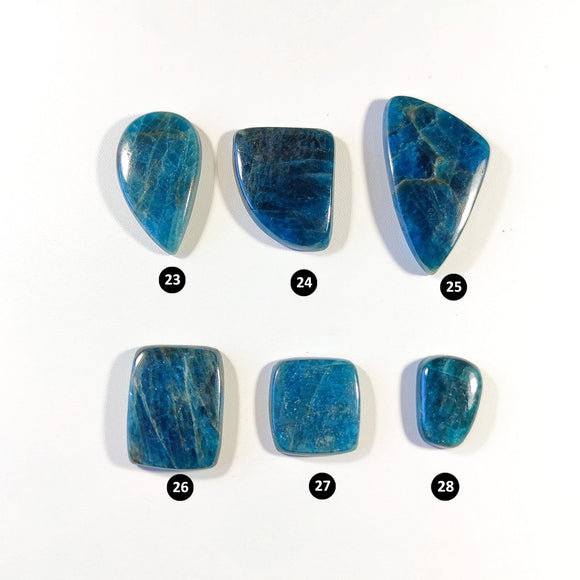 Blue Apatite Cabochon - Freeform - Anima Mundi Crystals