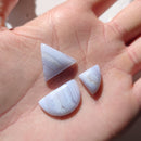 Blue Lace Agate Cabochons - Anima Mundi Crystals
