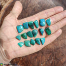 Chrysocolla Mix Shape Cabochons nr3 - Anima Mundi Crystals