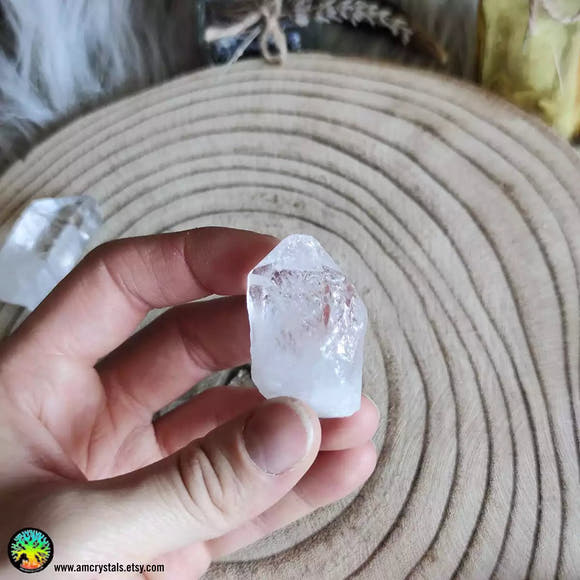 Chunky Clear Quartz Point nr.2 - Anima Mundi Crystals