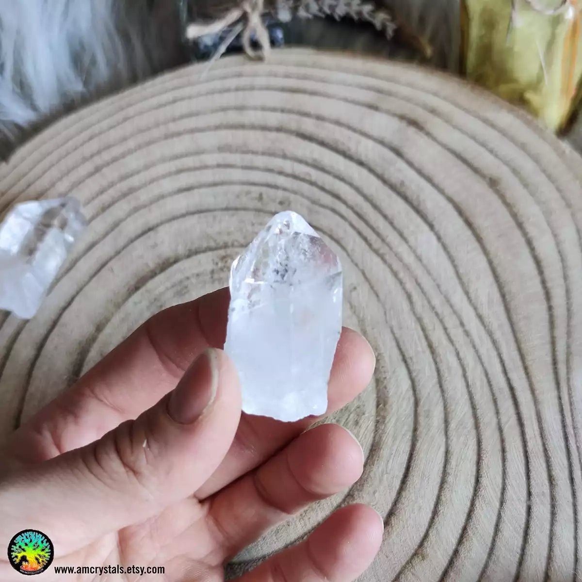 Grober Bergkristall-Punkt Nr. 2 – Anima Mundi-Kristalle