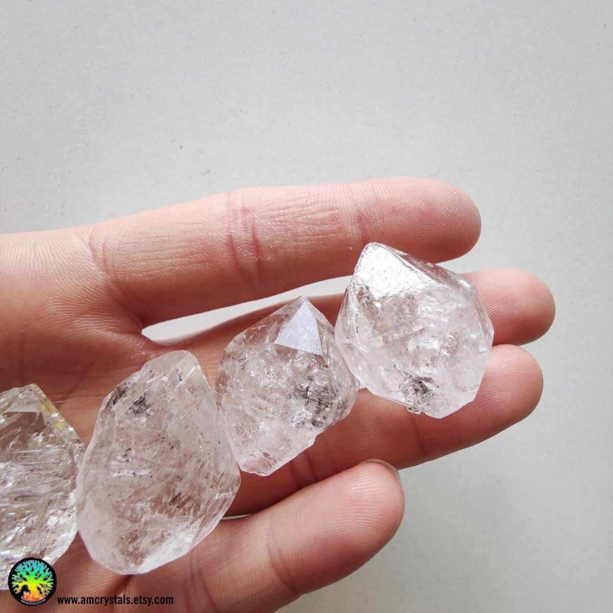 Double Terminated Diamond Quartz Crystals Lot C - Anima Mundi Crystals