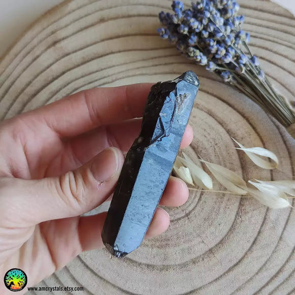 Double Terminated Smoky Quartz Point - Anima Mundi Crystals