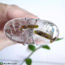 Epidote in Quartz Cabochon - Anima Mundi Crystals