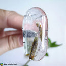 Epidote in Quartz Cabochon - Anima Mundi Crystals