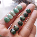 Faceted Emerald Cabochons - Anima Mundi Crystals