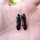 Faceted Oval Black Onyx - Anima Mundi Crystals
