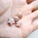 Faceted Peach Moonstone Star Cabochons - Anima Mundi Crystals