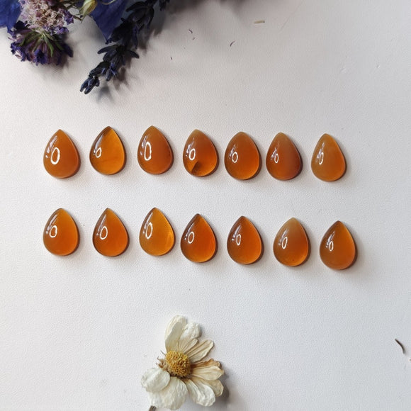 Fire Opal from Oregon - Tearshape - Anima Mundi Crystals