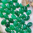 Green Onyx Cabochons 14x10mm - Anima Mundi Crystals