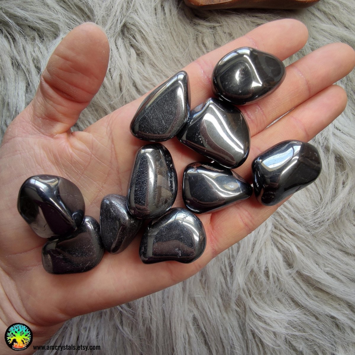 Hematite Tumblestones - Anima Mundi Crystals