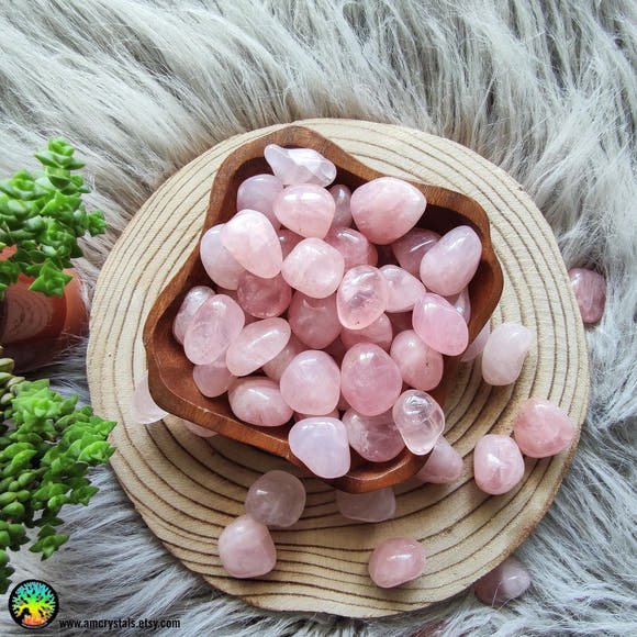 Tumbled Rose Quartz · Lot of 2