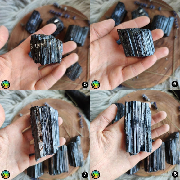 Large Raw Black Tourmaline Crystals - Anima Mundi Crystals