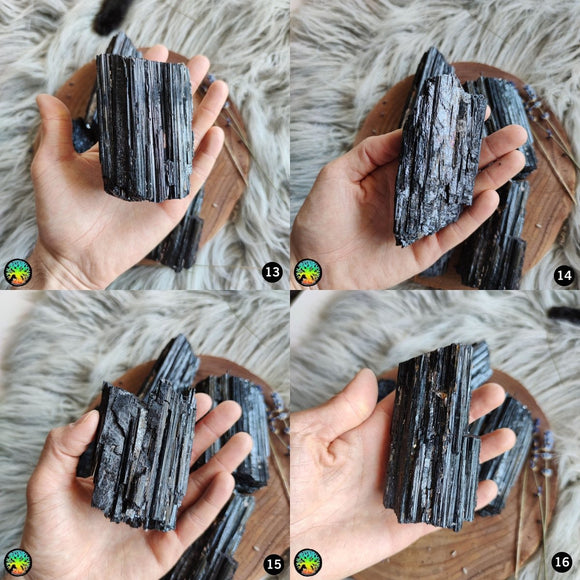 Large Raw Black Tourmaline Crystals - Anima Mundi Crystals