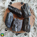 Large Raw Black Tourmaline Crystals - Anima Mundi Crystals